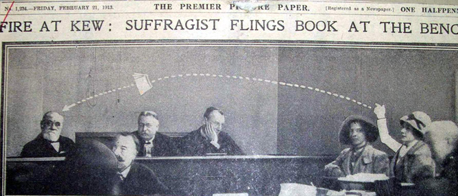 Lilian’s colleague throws a law book at the Richmond bench