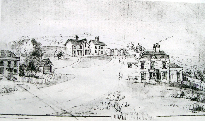 The Star & Garter (right) c 1738